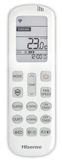 Инверторная сплит-система Hisense ZOOM DC Inverter Wi-Fi комплект AS-09UW4RYRKB05