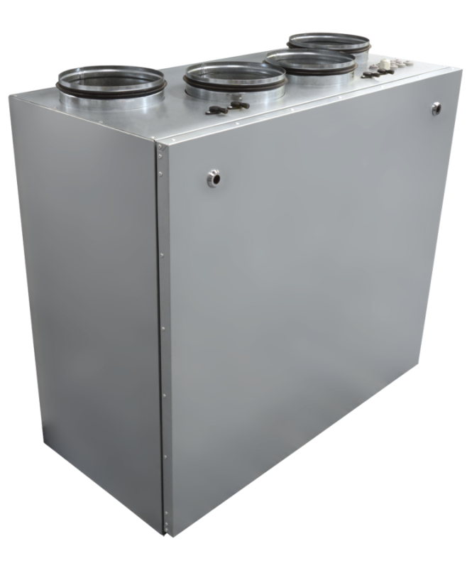 Приточно-вытяжная установка Zilon Compactair ZPVP 450 VWR EC вертикальная водяная правая ZPVP 450 VWR EC