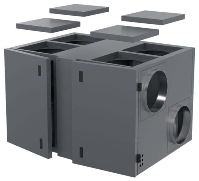 Приточно-вытяжная установка Zilon ZPVR-N 2000 UEL EC